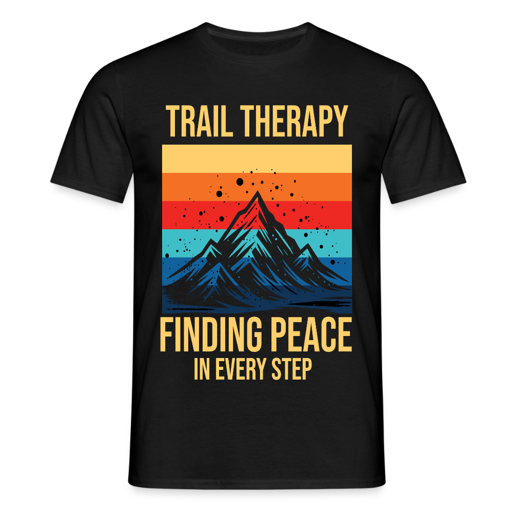 Men's Hiking & Walking T-Shirt - black