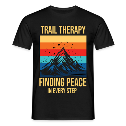 Men's Hiking & Walking T-Shirt - black