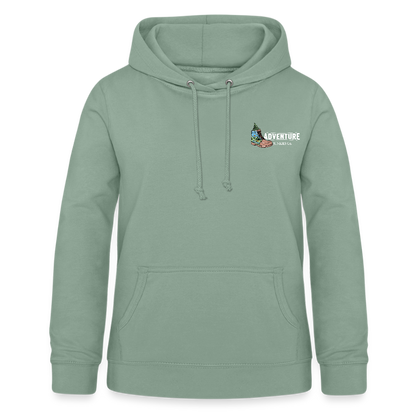 Women's Hoodie Water Adventures - steel green