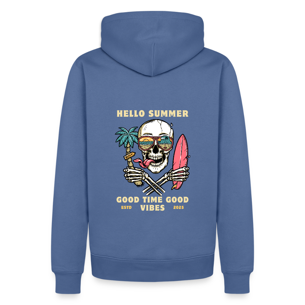 Men’s Premium Camping  Hoodie - stone blue