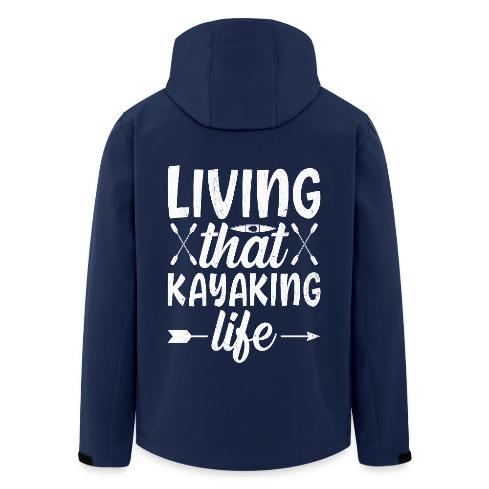 Unisex Recycled Softshell Jacket THE DISCOVERER - navy
