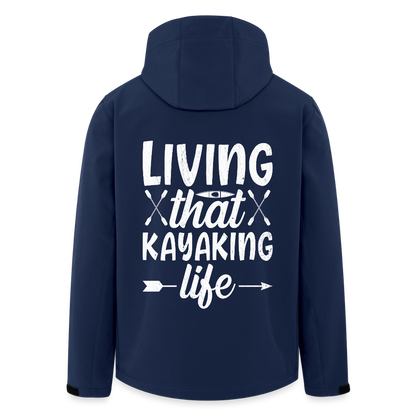 Unisex Recycled Softshell Jacket THE DISCOVERER - navy
