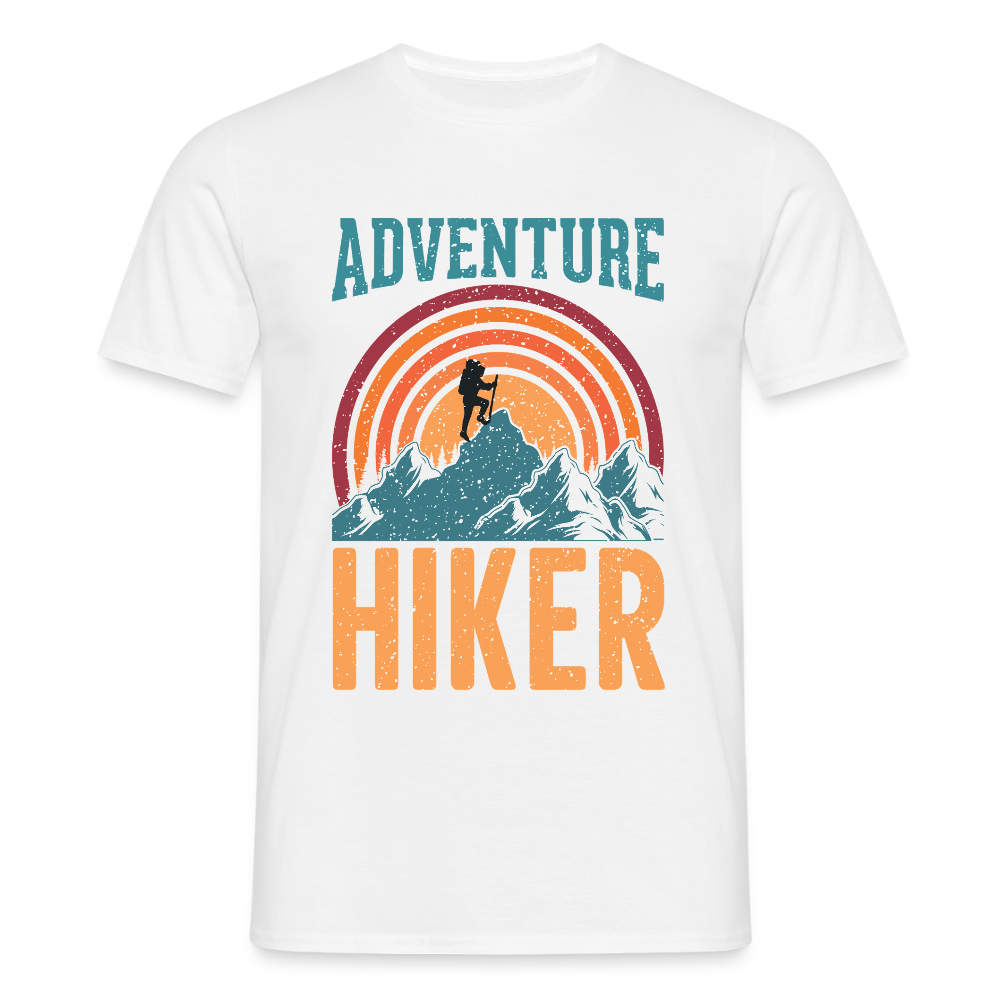Men's Hiking & Walking T-Shirt - white