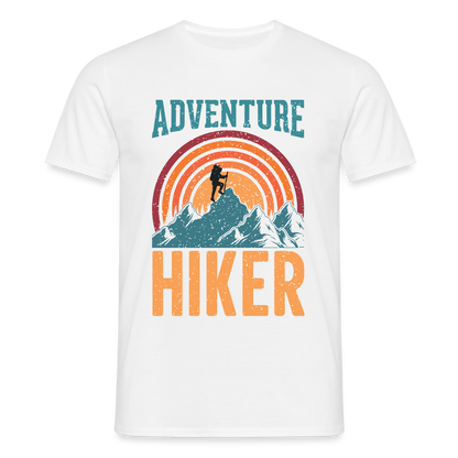 Men's Hiking & Walking T-Shirt - white