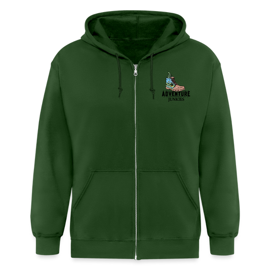 Unisex Heavyweight Hooded Jacket - forrest