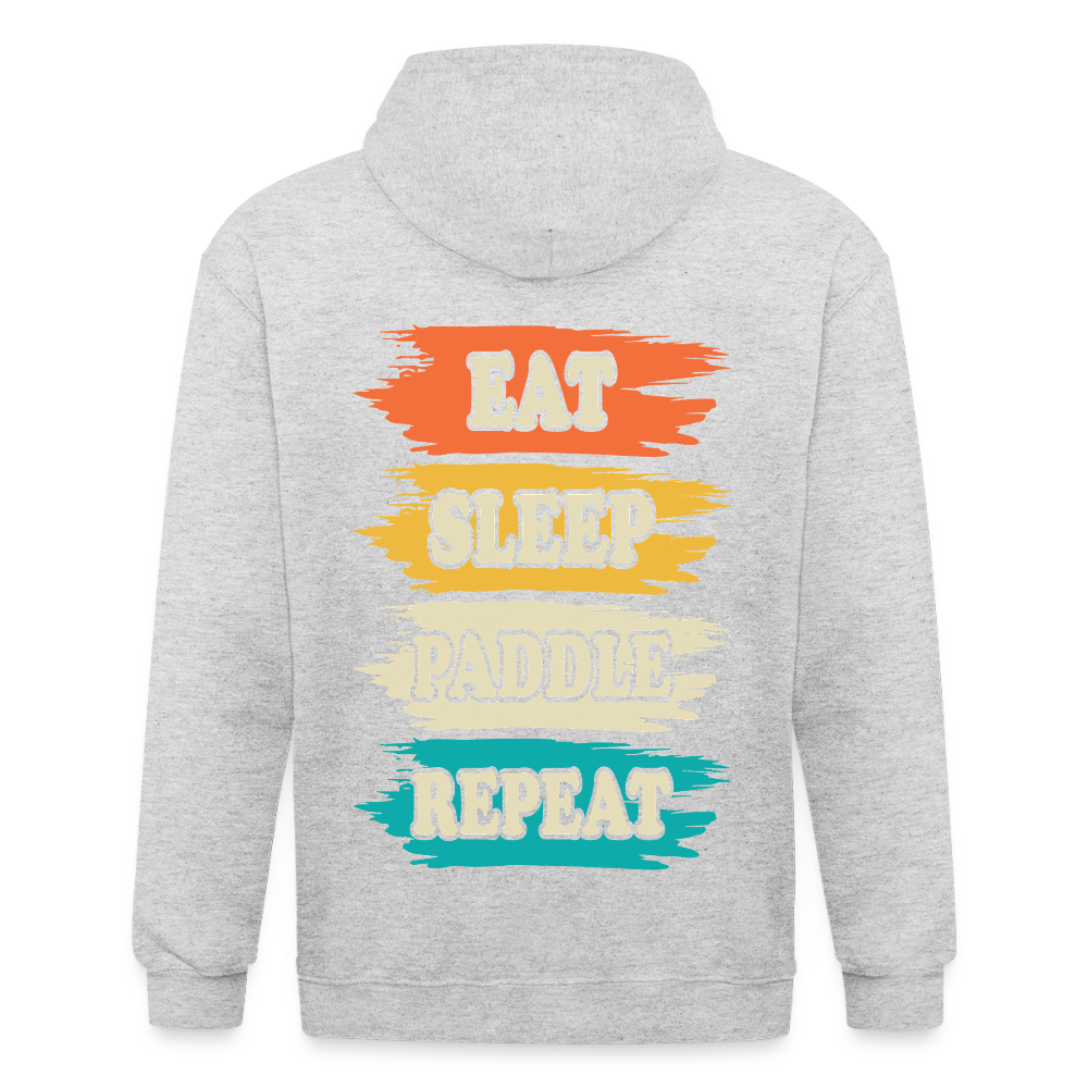 Adult Unisex Heavyweight Hooded Jacket - heather white