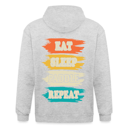 Adult Unisex Heavyweight Hooded Jacket - heather white