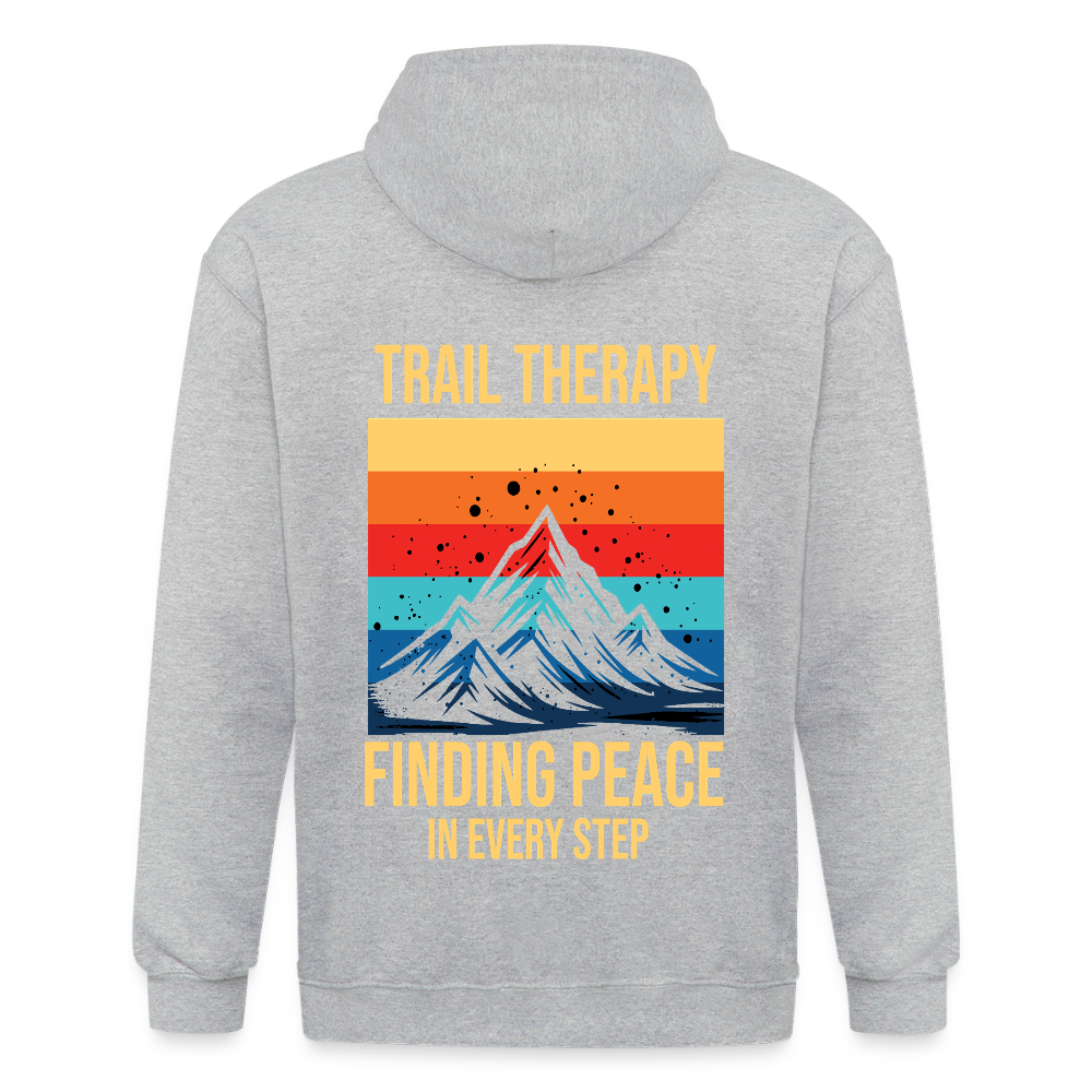 Adult Unisex Heavyweight Hooded Jacket - heather grey