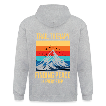 Adult Unisex Heavyweight Hooded Jacket - heather grey