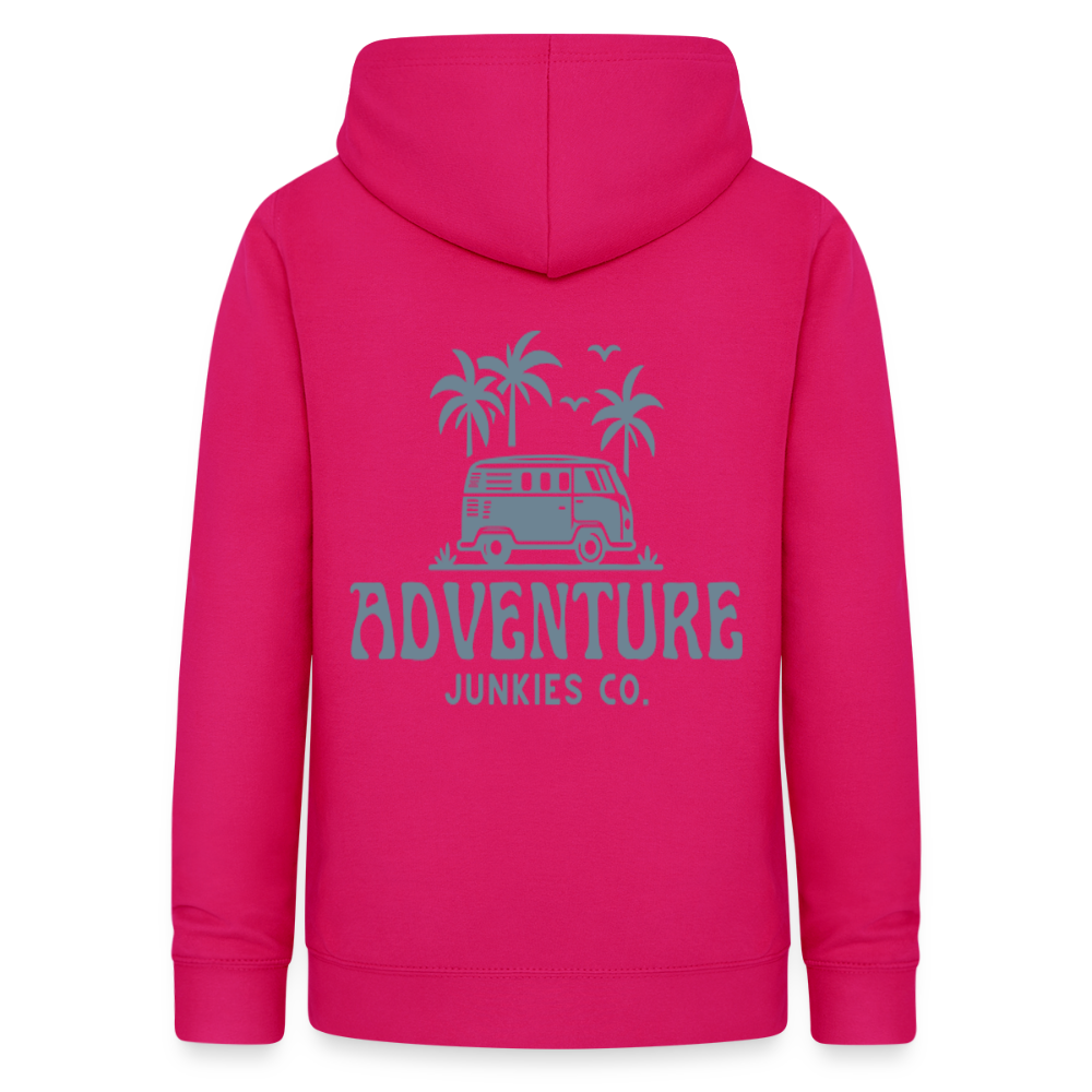 Women's Camping Hoodie - dark pink