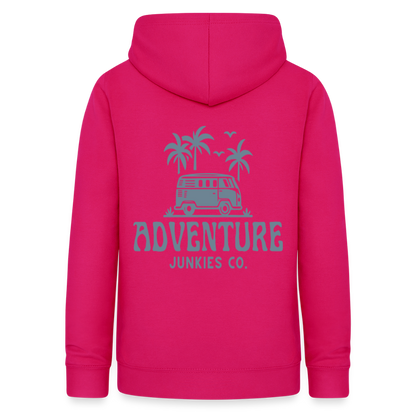 Women's Camping Hoodie - dark pink