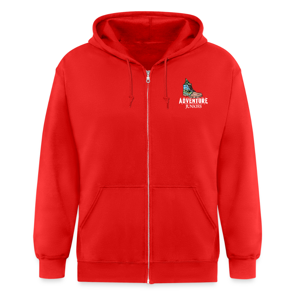 Unisex Heavyweight Hooded Jacket - red