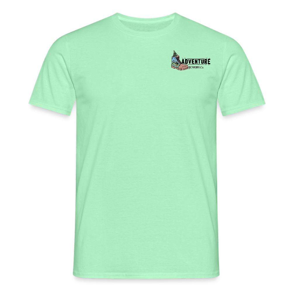 Men's Camping T-Shirt - mint green