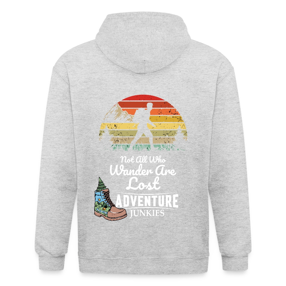 Adult Unisex Heavyweight Hooded Jacket - heather white