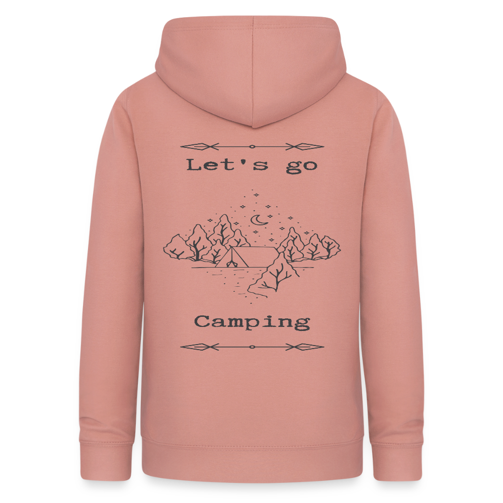 Women's Camping  Hoodie - dusky rose