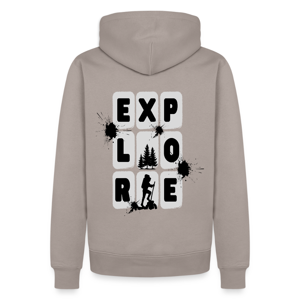 Men’s Premium Hiking / Walking  Hoodie - taupe