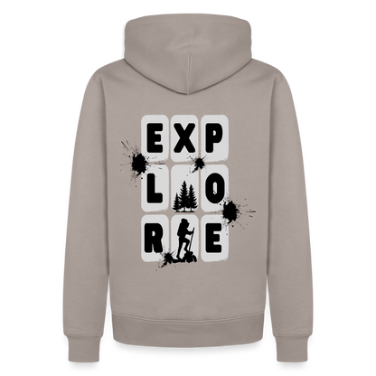 Men’s Premium Hiking / Walking  Hoodie - taupe