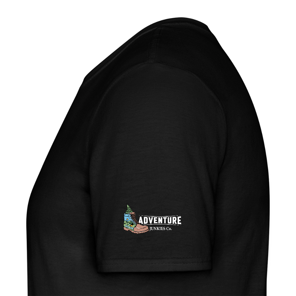 Men's Hiking & Walking T-Shirt - black