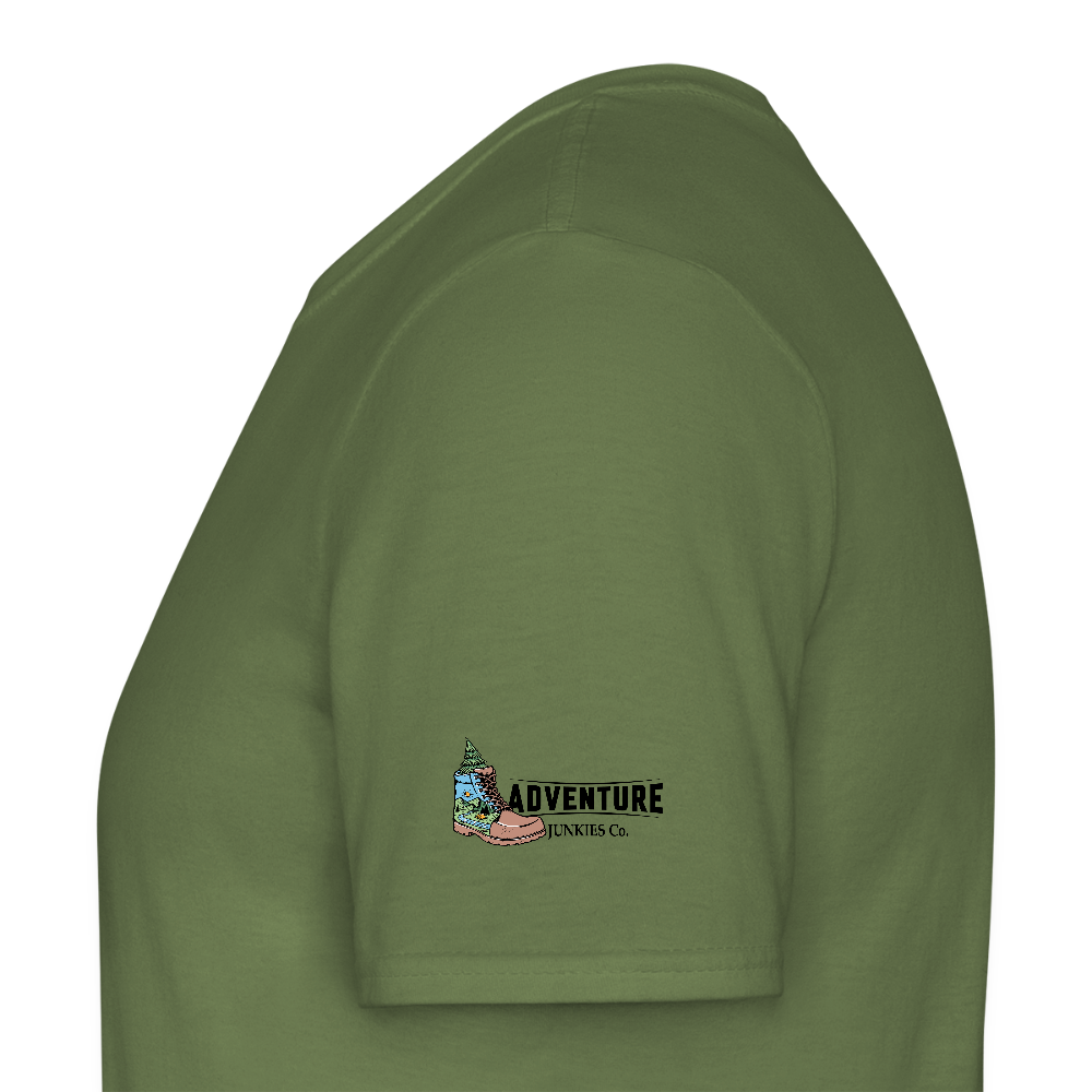 Men's Hiking & Walking  T-Shirt - military green