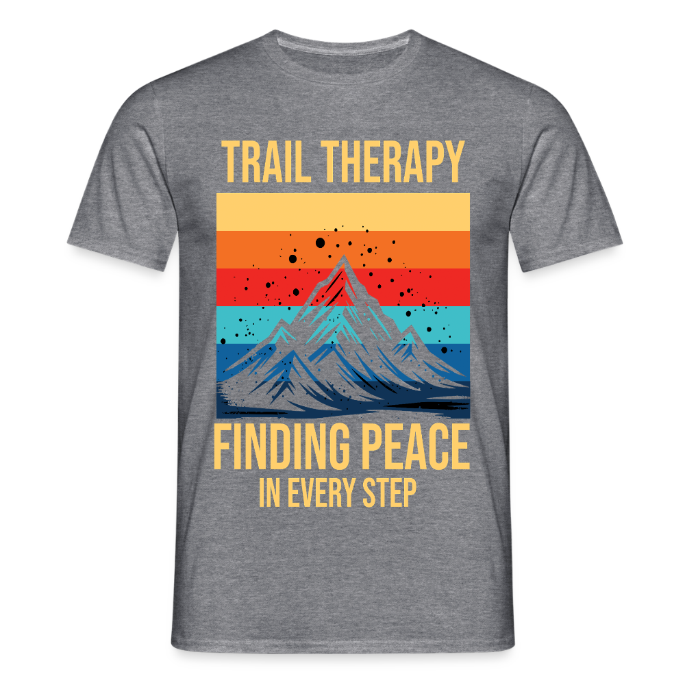 Men's Hiking & Walking T-Shirt - graphite heather