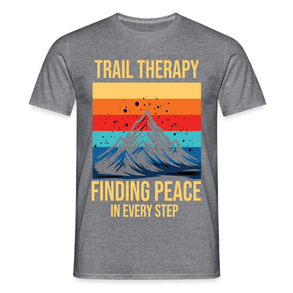 Men's Hiking & Walking T-Shirt - graphite heather