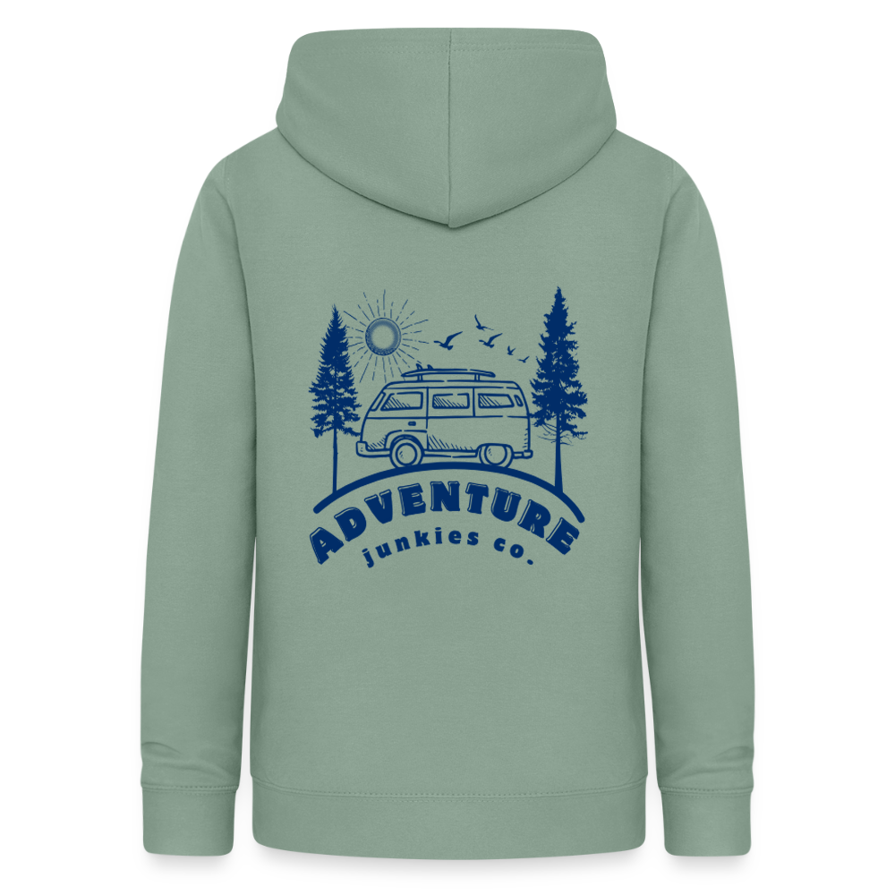 Women's Camping Hoodie - steel green