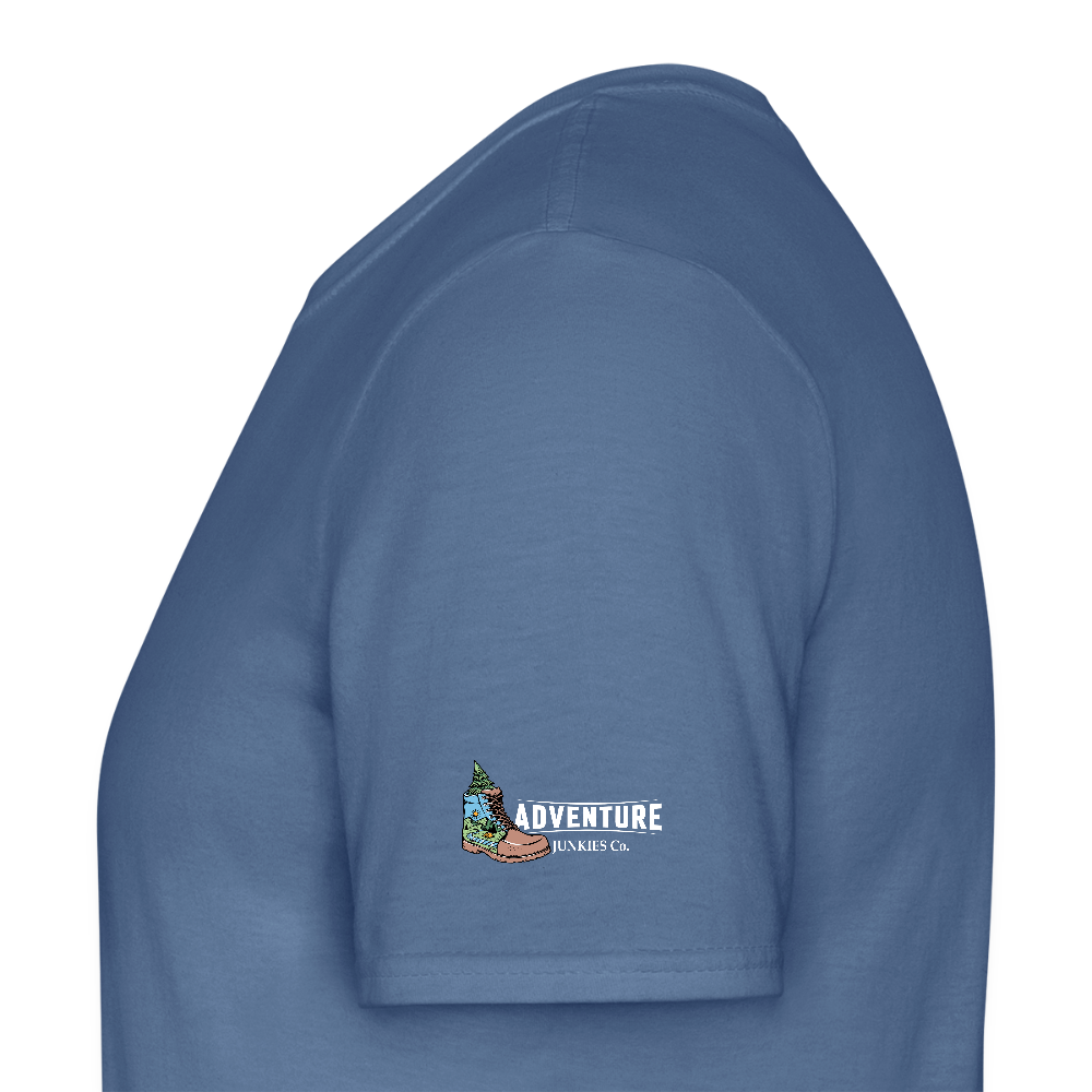 Men's Hiking & Walking T-Shirt - dove blue 