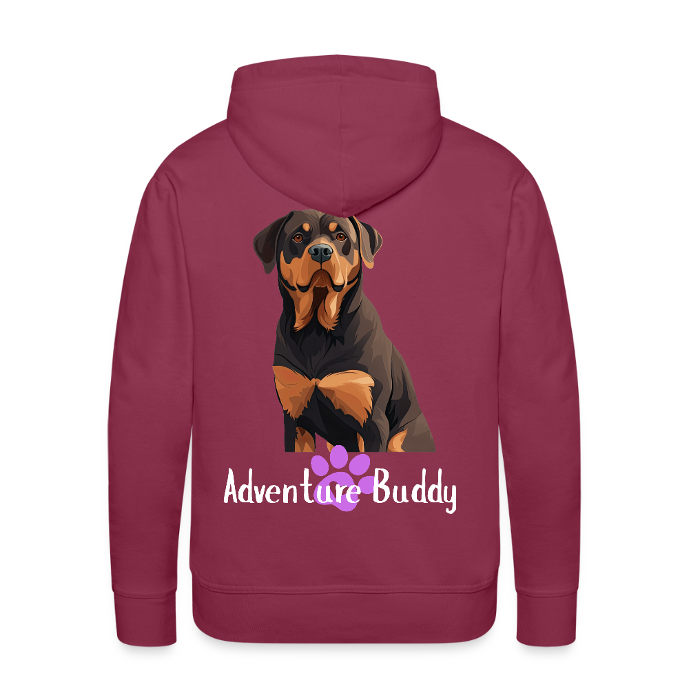 Men’s Premium Pet Girl Hoodie - bordeaux