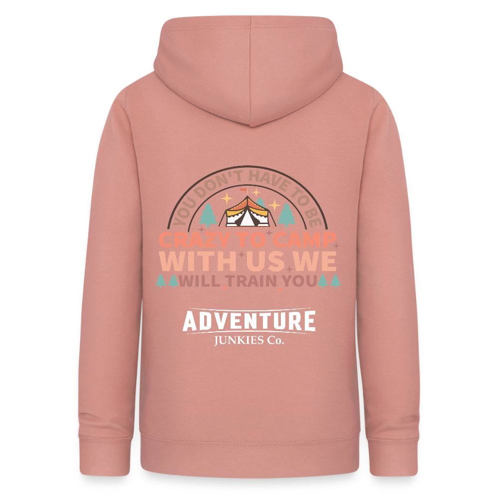 Women's Camping Hoodie - dusky rose