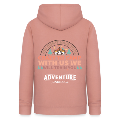Women's Camping Hoodie - dusky rose