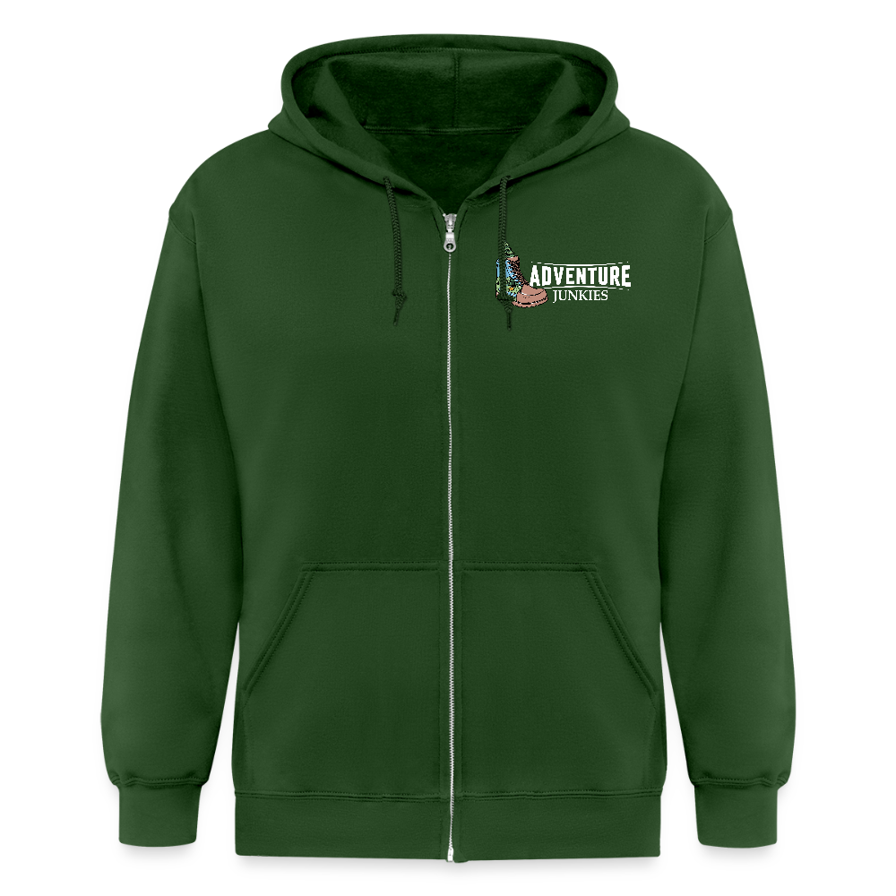 Adult Unisex  Heavyweight Hooded Jacket - forrest