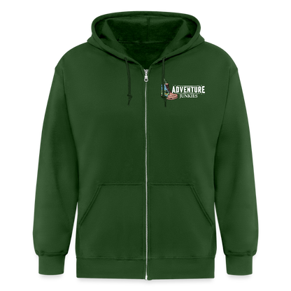 Adult Unisex  Heavyweight Hooded Jacket - forrest