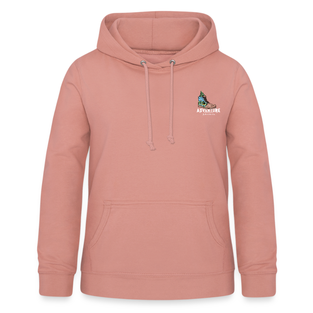 Women's Camping Hoodie - dusky rose