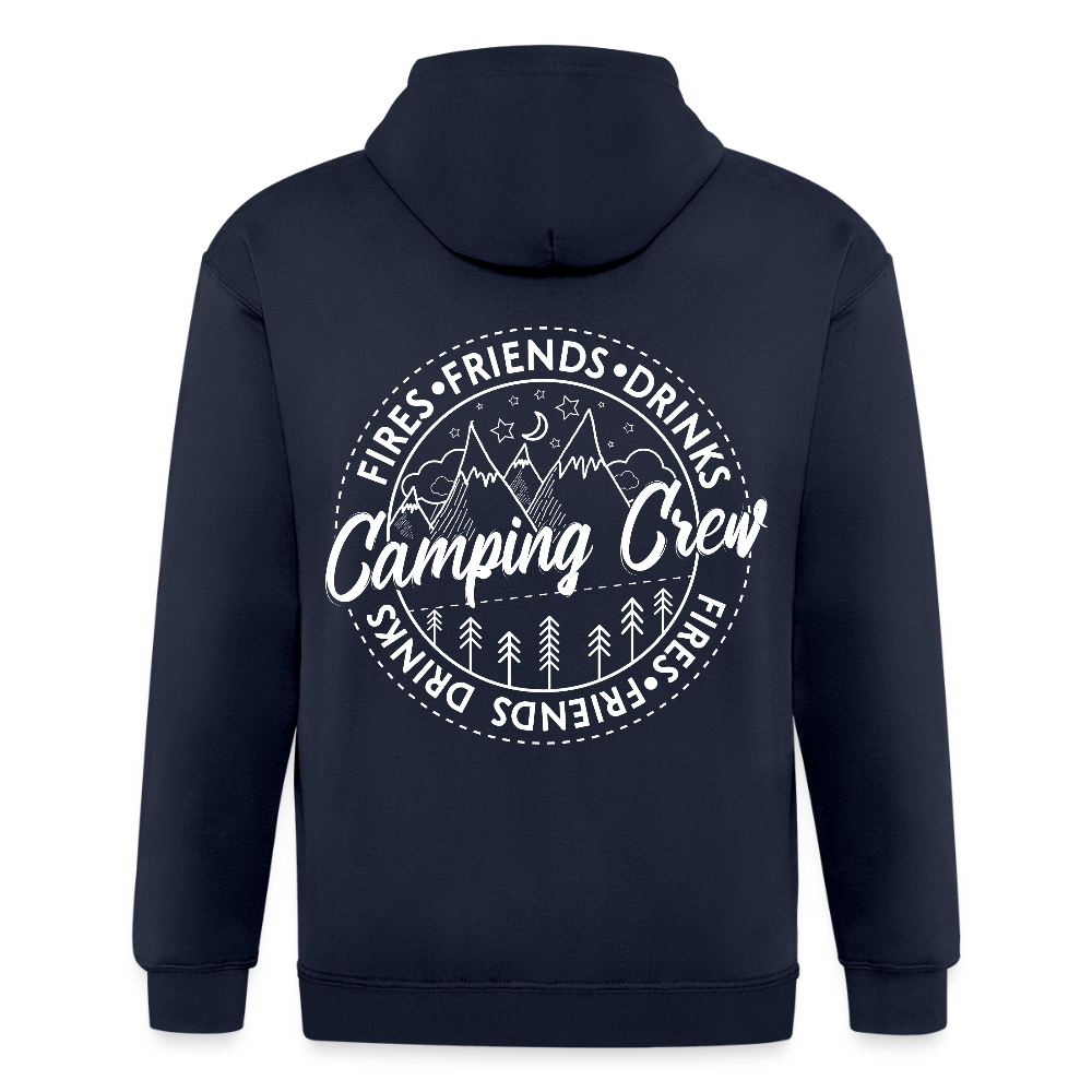 Unisex Heavyweight Hooded Jacket - navy
