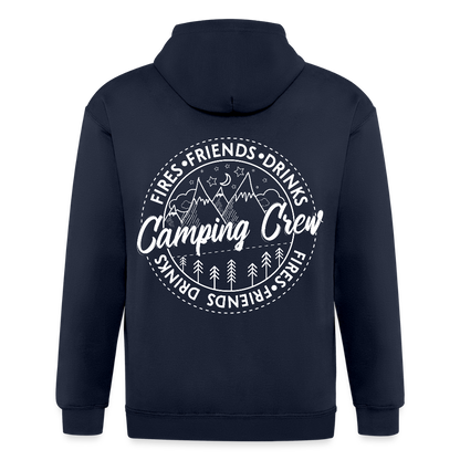 Unisex Heavyweight Hooded Jacket - navy