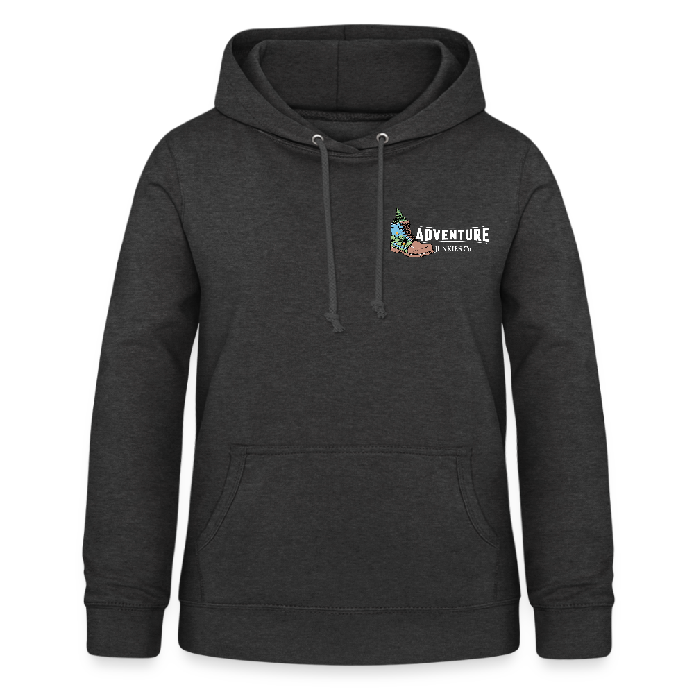 Women's Hoodie Water Adventures - charcoal grey