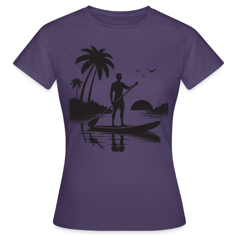 Women's Water Adventure T-Shirt - dark purple