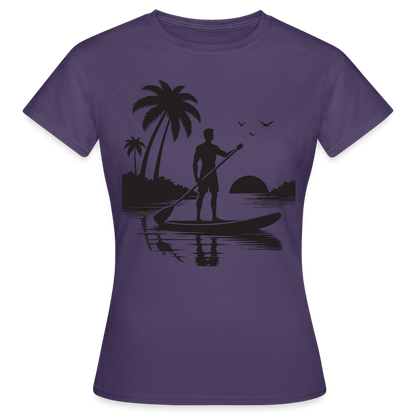 Women's Water Adventure T-Shirt - dark purple