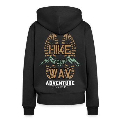 Women’s Premium  Hiking / Walking Hoodie - black