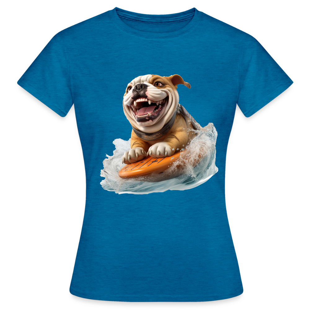 Women's Water Adventure T-Shirt - antique blue sapphire heather