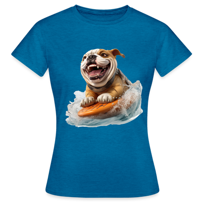 Women's Water Adventure T-Shirt - antique blue sapphire heather