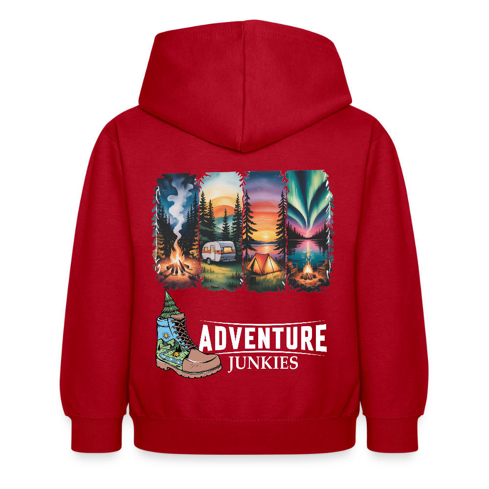 Children's Hoodie - red