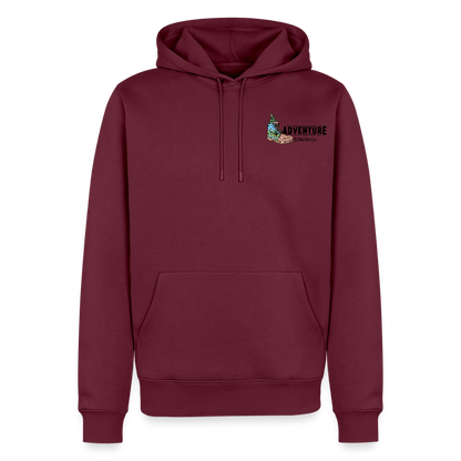 Men’s Premium Hiking/Walking  Hoodie - burgundy