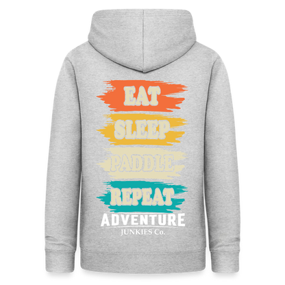 Women's Hoodie Water Adventures - light heather grey