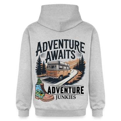 Unisex Midweight Hoodie - light heather grey