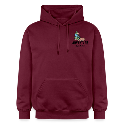 Unisex Midweight Hoodie - maroon