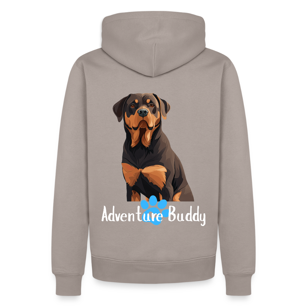 Men’s Premium pet Hoodie - taupe