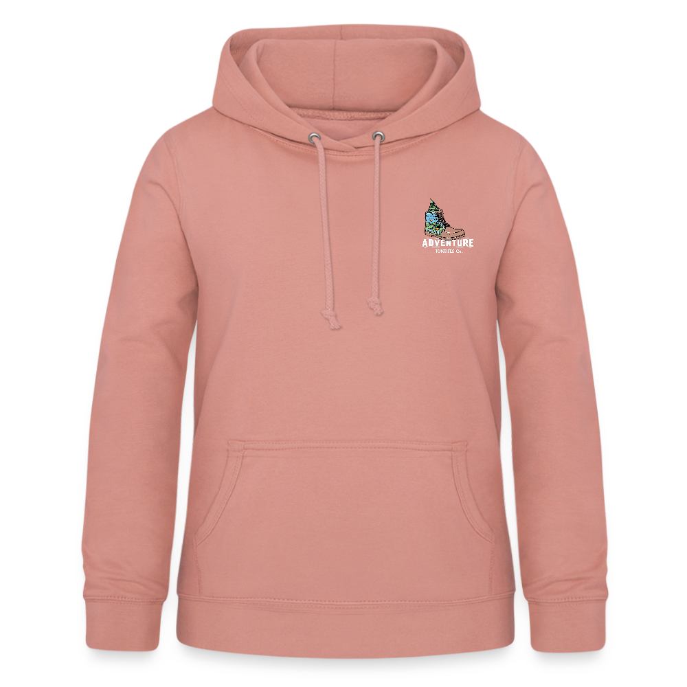 Women's Camping Hoodie - dusky rose