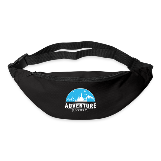 Bum bag Light Blue Logo - black