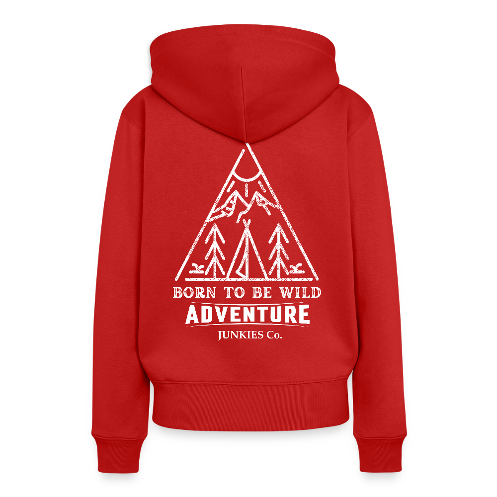Women’s Premium Hiking/Walking Hoodie - red